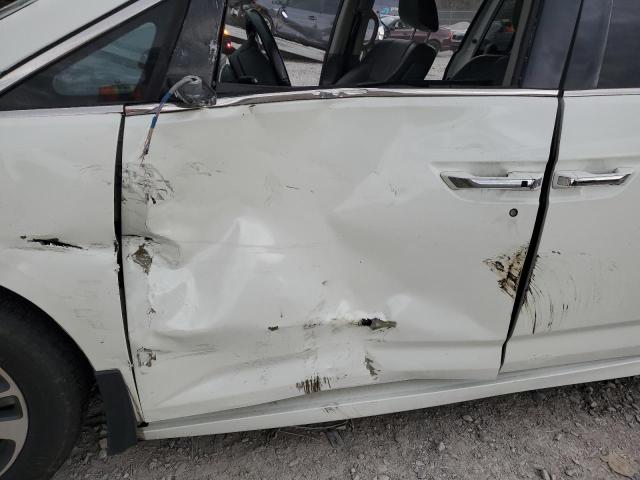 5FNRL5H99EB083998 - 2014 HONDA ODYSSEY TOURING WHITE photo 7