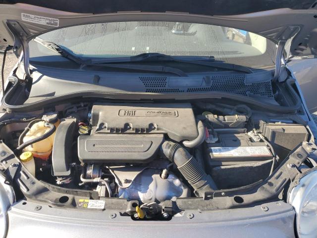 3C3CFFKH6JT465117 - 2018 FIAT 500 POP SILVER photo 11