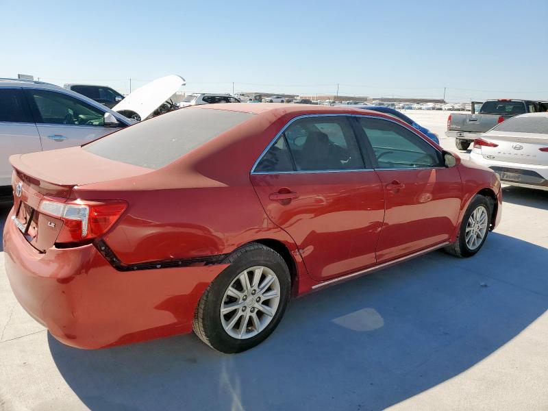 4T4BF1FKXCR215308 - 2012 TOYOTA CAMRY BASE 红色 照片 3