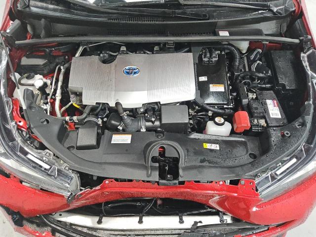 JTDKAMFU1N3176794 - 2022 TOYOTA PRIUS NIGHT SHADE Червоний фото 11