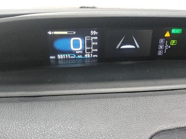 JTDKAMFU1N3176794 - 2022 TOYOTA PRIUS NIGHT SHADE Червоний фото 9