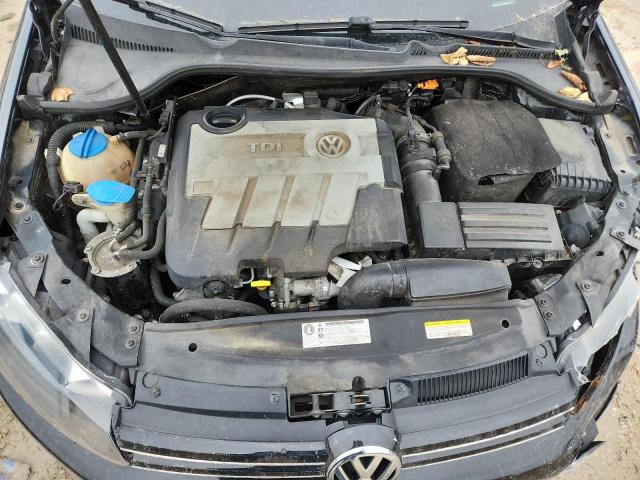 3VWPL7AJ7EM617693 - 2014 VOLKSWAGEN JETTA TDI შავი ფოტო 11