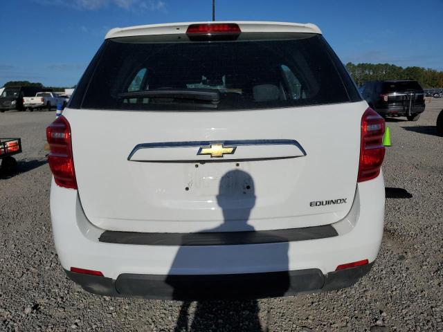 2GNALBEK9G6333940 - 2016 CHEVROLET EQUINOX LS WHITE photo 6