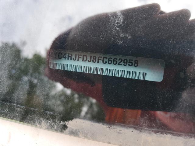 1C4RJFDJ8FC662958 - 2015 JEEP GRAND CHER SRT-8 WHITE photo 13