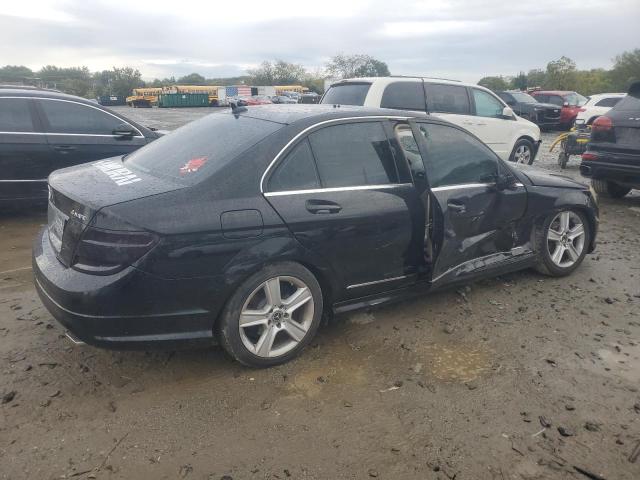 WDDGF8BB7AR087733 - 2010 MERCEDES-BENZ C 300 4MATIC BLACK photo 3