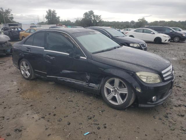 WDDGF8BB7AR087733 - 2010 MERCEDES-BENZ C 300 4MATIC BLACK photo 4