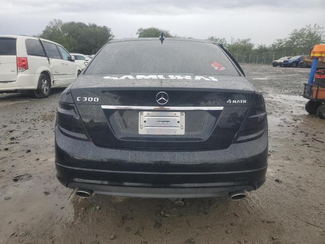 WDDGF8BB7AR087733 - 2010 MERCEDES-BENZ C 300 4MATIC BLACK photo 6