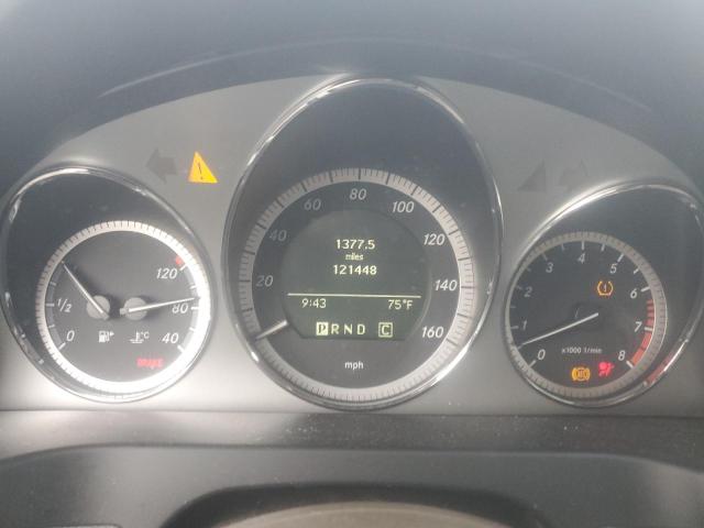 WDDGF8BB7AR087733 - 2010 MERCEDES-BENZ C 300 4MATIC BLACK photo 9