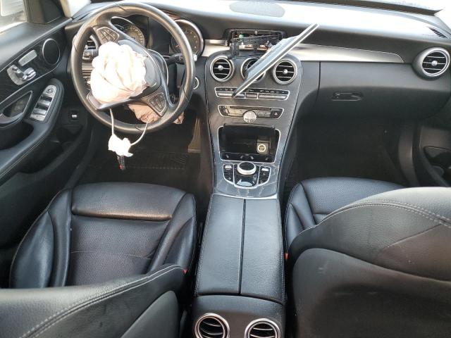 55SWF4KB8HU213630 - 2017 MERCEDES-BENZ C 300 4MATIC SILVER photo 8