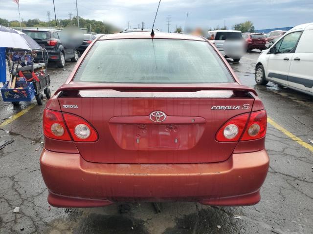 1NXBR32EX6Z592206 - 2006 TOYOTA COROLLA CE წითელი ფოტო 6