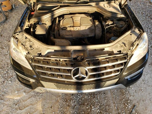 4JGDA5HB3CA081572 - 2012 MERCEDES-BENZ ML 350 4MATIC BLACK photo 12