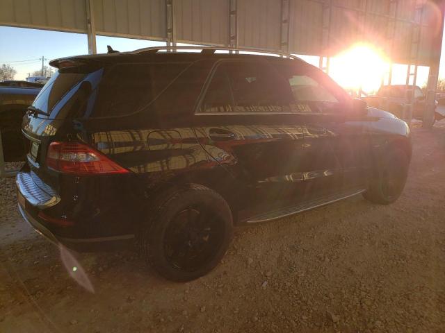 4JGDA5HB3CA081572 - 2012 MERCEDES-BENZ ML 350 4MATIC BLACK photo 3