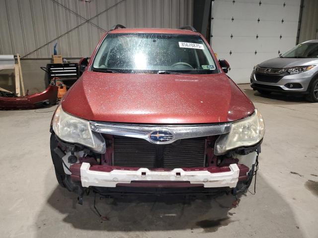 JF2SHADC8BH756712 - 2011 SUBARU FORESTER 2.5X PREMIUM BURGUNDY photo 5