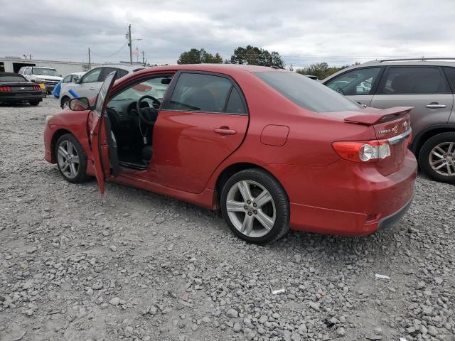 5YFBU4EE5DP151730 - 2013 TOYOTA COROLLA BASE أحمر صورة 2