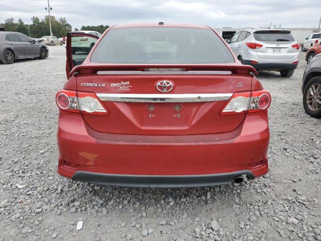 5YFBU4EE5DP151730 - 2013 TOYOTA COROLLA BASE أحمر صورة 6