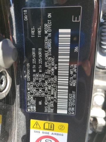 JTJBARBZ2J2175889 - 2018 LEXUS NX 300 BASE Чорний фото 14