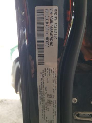 3C4NJDBB6MT562762 - 2021 JEEP COMPASS LATITUDE შავი ფოტო 13