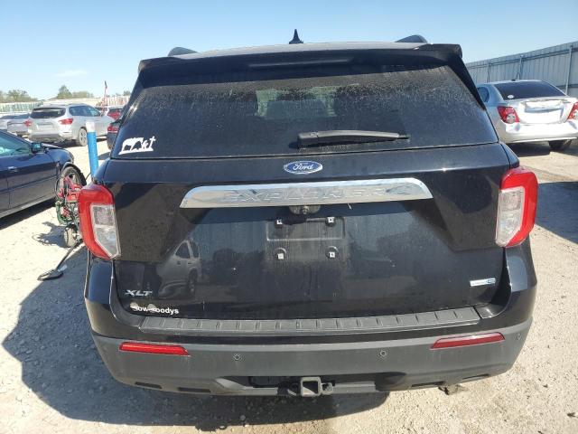 1FMSK8DH1LGB81666 - 2020 FORD EXPLORER XLT أسود صورة 6