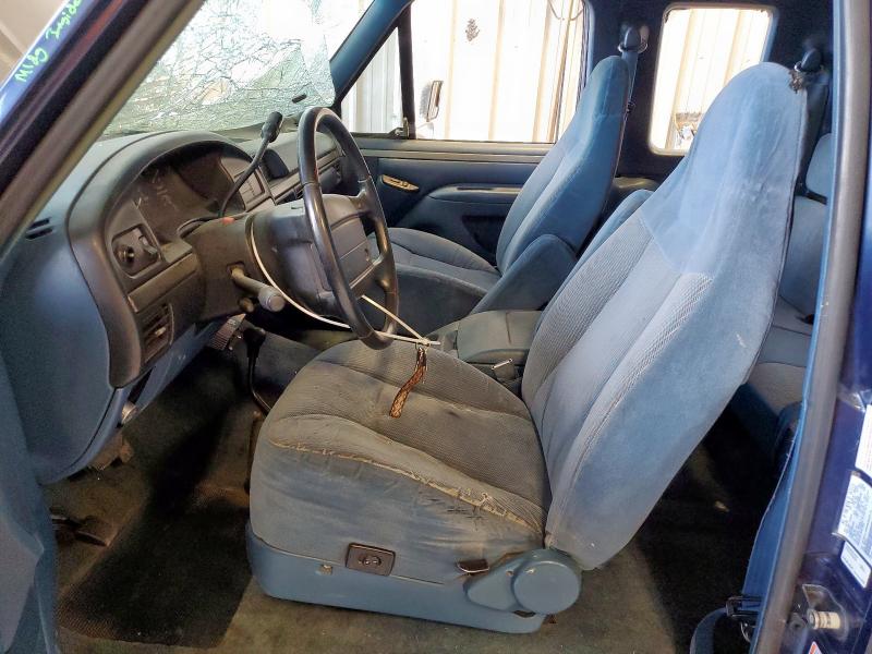 1FTEX14N4RKB50479 - 1994 FORD F150 BLUE photo 7