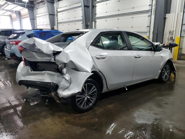 2T1BURHE1KC140813 - 2019 TOYOTA COROLLA L SILVER photo 3