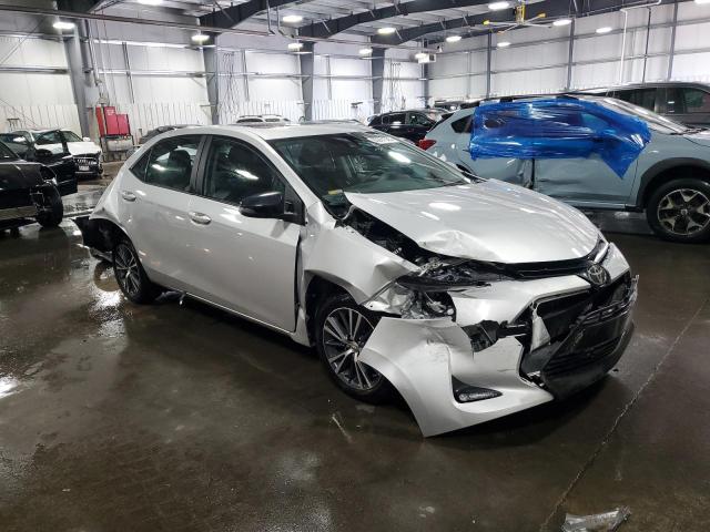 2T1BURHE1KC140813 - 2019 TOYOTA COROLLA L SILVER photo 4