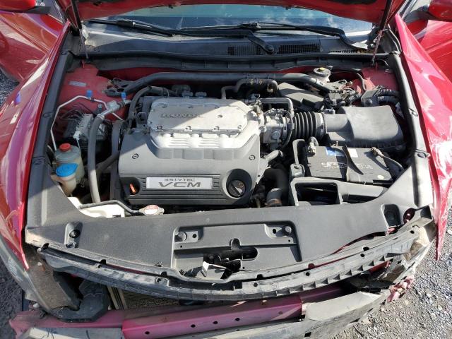 1HGCS2B80BA004618 - 2011 HONDA ACCORD EXL RED photo 11