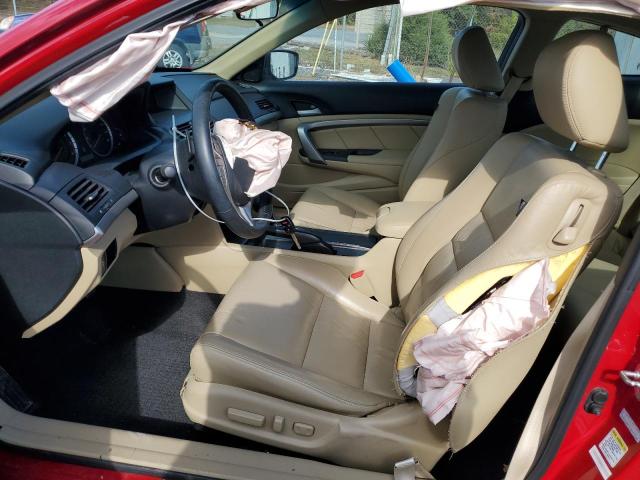 1HGCS2B80BA004618 - 2011 HONDA ACCORD EXL RED photo 7