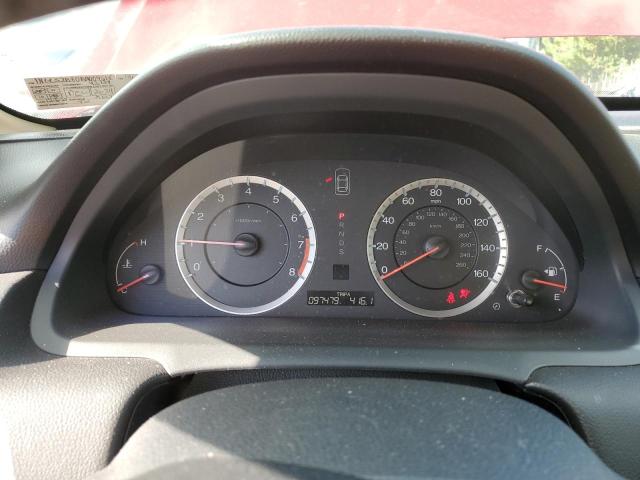 1HGCS2B80BA004618 - 2011 HONDA ACCORD EXL RED photo 9