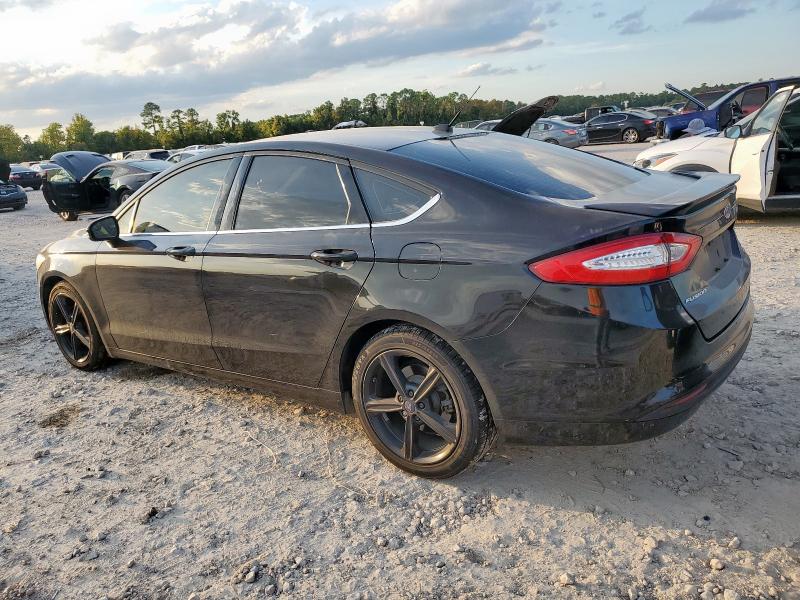 3FA6P0HD2GR314357 - 2016 FORD FUSION SE BLACK photo 2