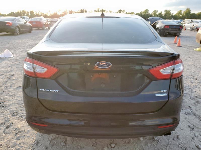 3FA6P0HD2GR314357 - 2016 FORD FUSION SE BLACK photo 6