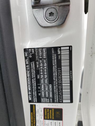 4JGDA5HB2JB082591 - 2018 MERCEDES-BENZ GLE 350 4MATIC WHITE photo 13