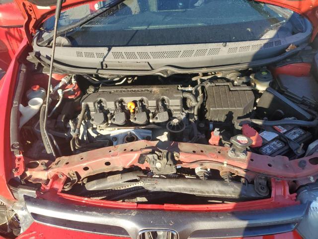 2HGFG12887H509033 - 2007 HONDA CIVIC EX RED photo 11