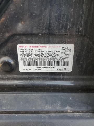 JA4AP3AW4GZ045849 - 2016 MITSUBISHI OUTLANDER ES Qara foto 13