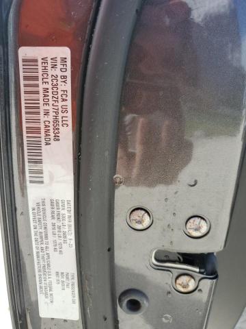 2C3CDZFJ7PH658348 - 2023 DODGE CHALLENGER R/T SCAT PACK GRAY photo 13