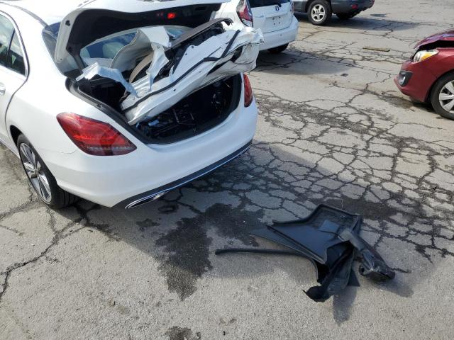 55SWF8EB8KU320476 - 2019 MERCEDES-BENZ C 300 4MATIC WHITE photo 12