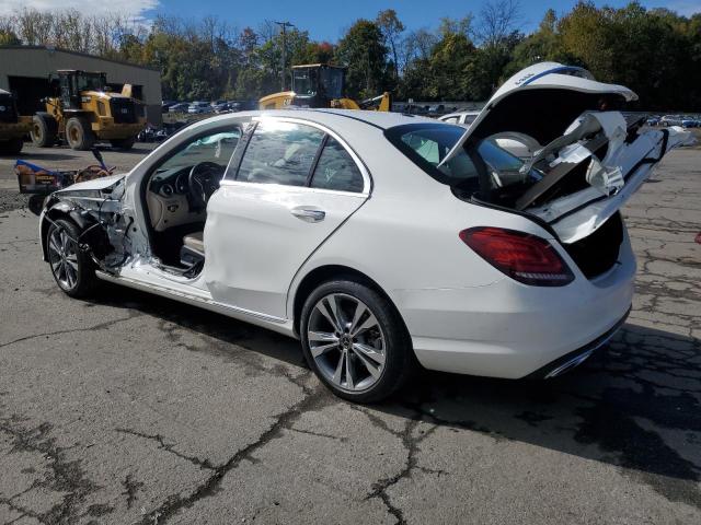 55SWF8EB8KU320476 - 2019 MERCEDES-BENZ C 300 4MATIC WHITE photo 2
