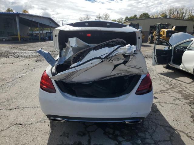 55SWF8EB8KU320476 - 2019 MERCEDES-BENZ C 300 4MATIC WHITE photo 6
