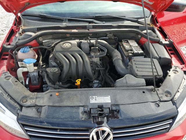 3VW1K7AJ9CM353897 - 2012 VOLKSWAGEN JETTA BASE Կարմիր լուսանկար 11