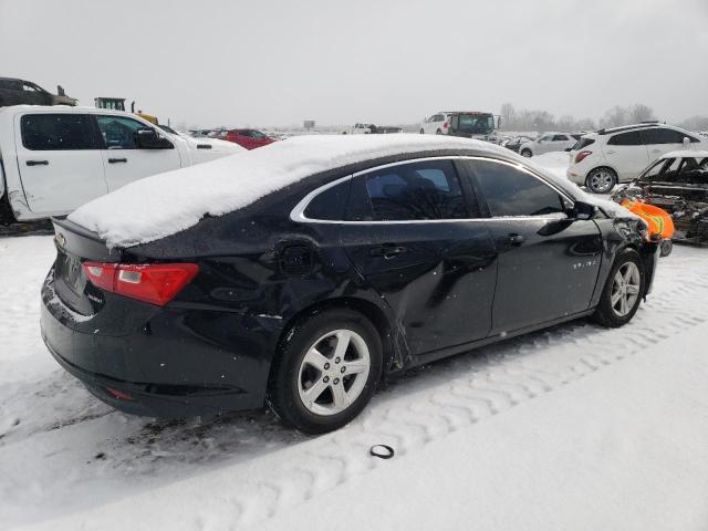 1G1ZC5ST6KF123572 - 2019 CHEVROLET MALIBU LS Czarny zdjęcie 3