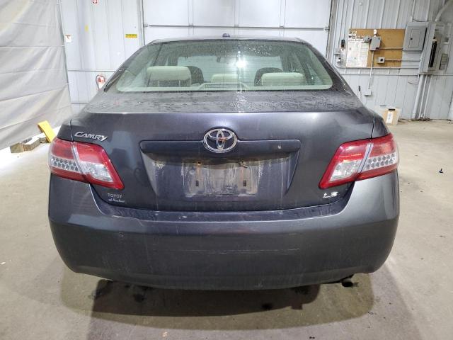 4T4BF3EK7AR037612 - 2010 TOYOTA CAMRY BASE GRAY photo 6