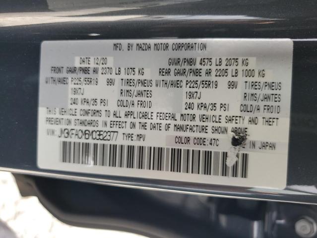 JM3KFACM6M0352377 - 2021 MAZDA CX-5 TOURING GRAY photo 14