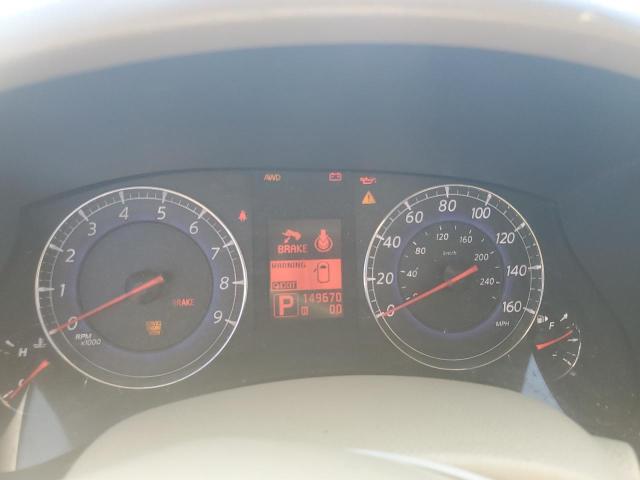 JNKAJ09F78M358451 - 2008 INFINITI EX35 BASE SILVER photo 9