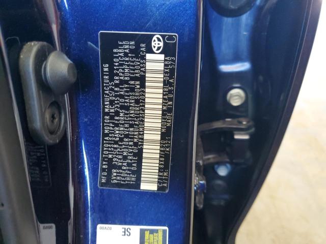 5YFB4MDE2SP317023 - 2025 TOYOTA COROLLA LE BLUE photo 13