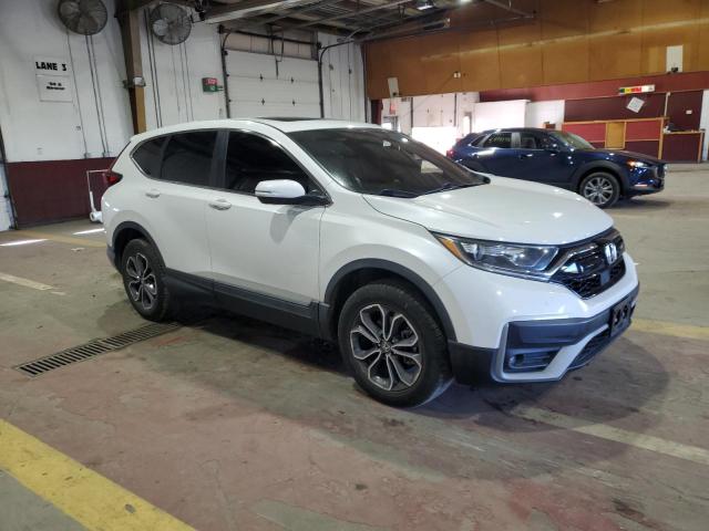 7FARW2H57ME028827 - 2021 HONDA CR-V EX WHITE photo 4