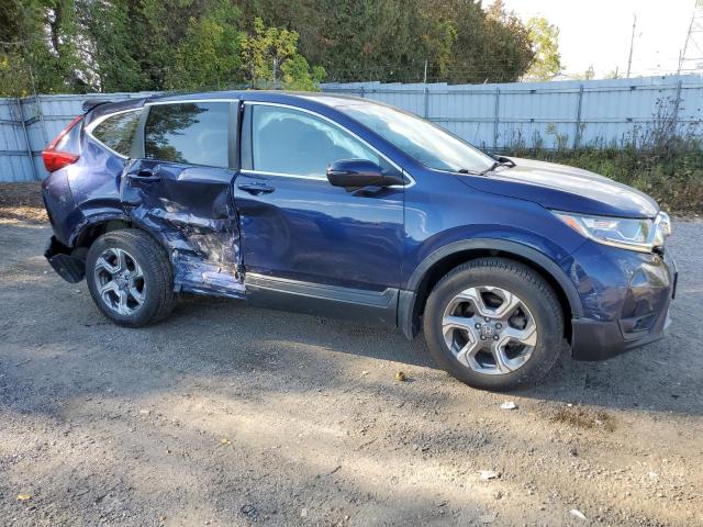 2HKRW2H56KH110378 - 2019 HONDA CR-V EX BLUE photo 4