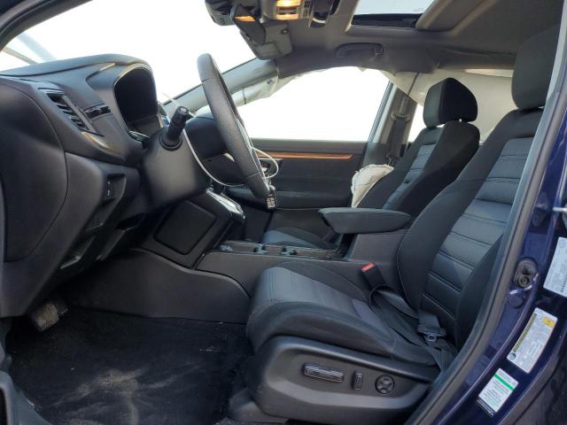 2HKRW2H56KH110378 - 2019 HONDA CR-V EX BLUE photo 7