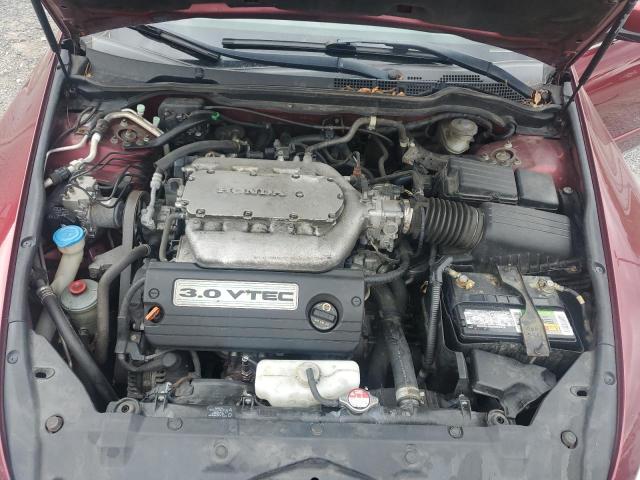 1HGCM66536A065517 - 2006 HONDA ACCORD EX RED photo 11