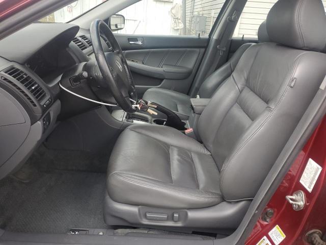 1HGCM66536A065517 - 2006 HONDA ACCORD EX RED photo 7