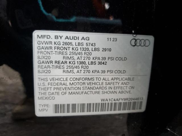 WA1C4AFY9R2044613 - 2024 AUDI SQ5 PRESTIGE BLACK photo 13