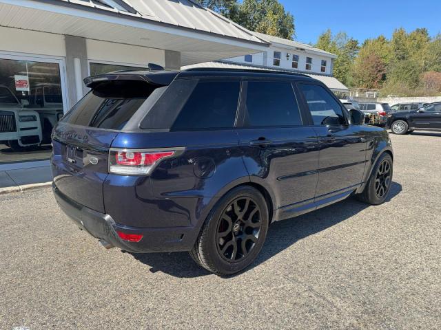 SALWV2FE3HA142612 - 2017 LAND ROVER RANGE ROVE AUTOBIOGRAPHY BLUE photo 4
